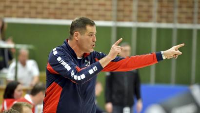 Archivbild: Hubert Ziegler
Ein Trainerfuchs: Christian Rohrbach, Coach des HC Sulzbach.
