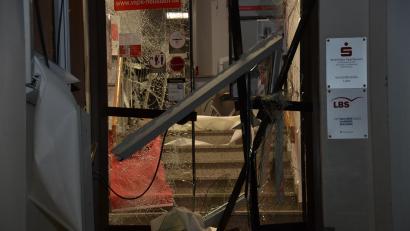 Archivbild: dob
Geldautomatensprengung bei der Sparkasse in Luhe