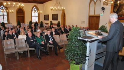 Bild: gsp
Im historischen Rathaussaal feierte die Casino-Gesellschaft ihr 220-jähriges Bestehen. Den Festvortrag hielt Andreas Erb, der Leiter des Amberger Stadtarchivs.