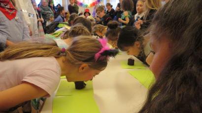 Bild: ads
Das Schokokuss-Wettessen wollte sich keiner der kleinen Gäste beim Kinderfasching in St. Georg entgehen lassen und so waren mehr Durchgänge dieses begehrten Partyrenners nötig.