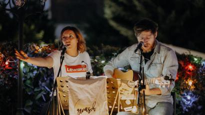 Bild: Kathi Glaser/exb
Viel Spaß verheißt das Konzert der Mitmachband "Gwasch".