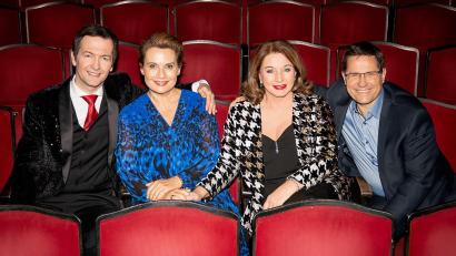 Bild: Achim Frank Schmidt/exb
Die Jürgens Story-Protagonisten mit (von links) Alex Parker, Jenny Jürgens, Gabriela Benesch und Erich Furrer.