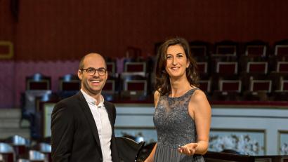 Bild: Petra Kellner/exb
Philipp Heiß und Nicole Glamsch werden die Musik Max Regers im März nach Amberg bringen.