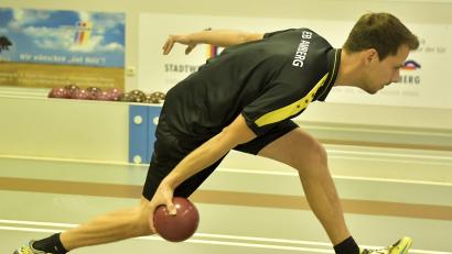 Archivbild: Ziegler
Jan Hautmann, hier noch im Trikot von FEB Amberg, kegelt seit dieser Saison für den SC Luhe-Wildenau.