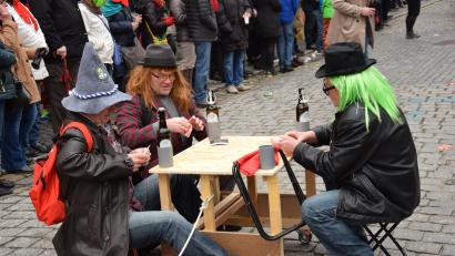 Bild: bö
Ob auch heuer wieder eine Schafkopfrunde beim Schmidmühlener Faschingszug zusammengeht, muss noch abgewartet werden.