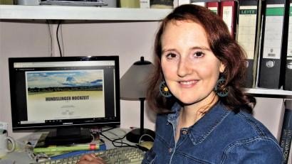 Bild: ubb
Christina Baumer arbeitet gerade noch am Drehbuch für ihren ersten Film, der den Arbeitstitel "Hundslinger Hochzeit" trägt.