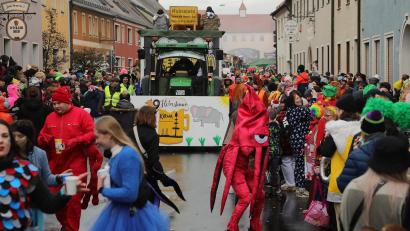 Bild: Wolfgang Steinbacher
Da war noch alles friedlich. Als sich der Faschingszug am Sonntag durch Hahnbach schlängelte, gab es für die Polizei und das Rote Kreuz nicht viel zu tun. Gegen Abend häuften sich aber die Einsätze.