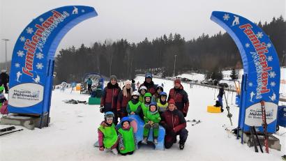 Bild: Turnverein Waldsassen/exb
Großen Spaß hatten die Kinder beim Skikurs des Turnvereins Waldsassen in Mehlmeisel.