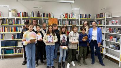 Bild: Christin Präßler/exb
Zehn Schüler traten beim Vorlesewettbewerb an und wollten sich für den Bezirksentscheid qualifizieren.