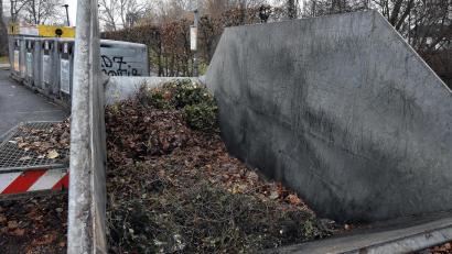 Archivbild: Stephan Huber
Ein Grüngutcontainer am Schießstätteweg. Nach der Winterpause werden die Container ab 6. März im Stadtgebiet wieder aufgestellt.