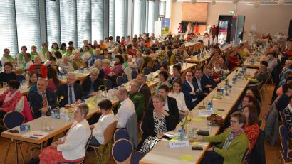 Bild: jr
Voll besetzt war die Erbendorfer Stadthalle beim Tirschenreuther Landfrauentag.