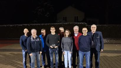 Bild: Georg Kick/exb
Neuwahlen standen im Mittelpunkt der Jahreshauptversammlung der Eisstockabteilung.