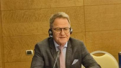 Bild: hme
Reiner Meier bei der Tagung der EUCDA in Rom.