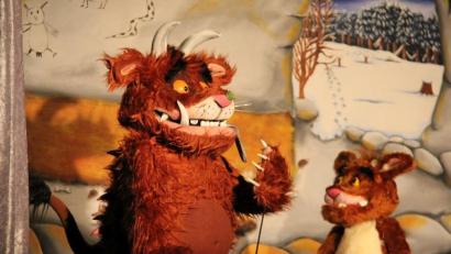 Bild: Daniel Maatz/exb 
So sieht er aus, der Grüffelo des Puppentheaters der Familie Maatz.