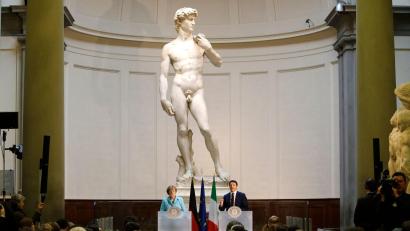 Bild: Antonio Calanni/AP
Michelangelos David-Statue sorgt für Diskussionen.
