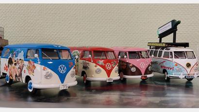 Bild: mfh
Eine Bulliparade, was sonst?