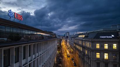 Symbolbild: Michael Buholzer
Dunkle Wolken: Nicht nur über der Schweizer Banken-Landschaft.
