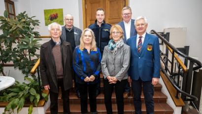 Bild: Thomas Graml, Stadt Amberg/exb
Hintere Reihe (von links): Josef Singer, Tobias Höhne, Michael Cerny. Vordere Reihe (von links) Bernhard Saurenbach, Kornelia Schmid, Brigitte Breitfelder, Gerhard Schottenheim