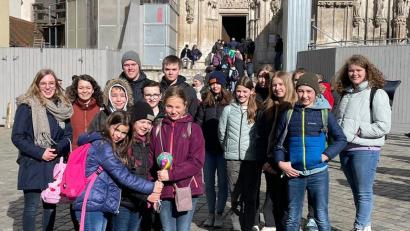 Bild: Linda Hofmann/KJW/exb
Die Kinder und Jugendlichen verbrachten einen abwechslungsreichen Tag in Regensburg.
