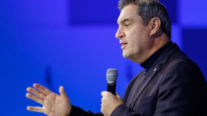 Bild: Daniel Karmann
Bayerns Ministerpräsident Markus Söder hat seine Playlist auf Spotify veröffentlicht.