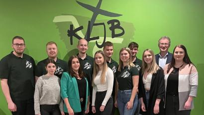 Bild: Eva Schrott/exb
Das Team der KLJB Altfalter hat einen neuen Vorstand gewählt.