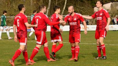 Bild: ham
Die Pfreimder Spieler wollen auch nach dem Spiel gegen Waldkirchen jubeln.
