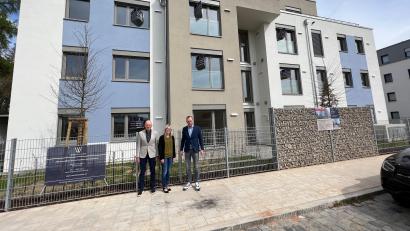 Bild: Kewog/exb
Rund 6,1 Millionen Euro hat die Kewog Tirschenreuth in diese Wohnanlage im Schwendengarten in Nürnberg investiert.