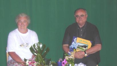 Archivbild: gi
Pfarrer Josef Zapf war mehr als 20 Jahre Pfarrer von Moosbach – hier bei der Verabschiedung im Kindergarten St. Anna mit seiner Schwester und Haushälterin Maria.