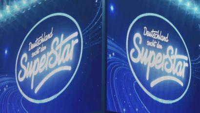 Archivbild: Roberto Pfeil/dpa
Das Logo von DSDS (Deutschland sucht den Superstar) während einer Show in Köln.