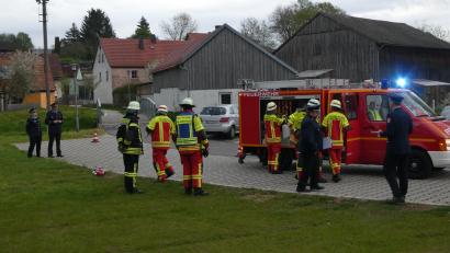 Bild: bey
Die Teilnehmer bei der Prüfung in Hammerles.