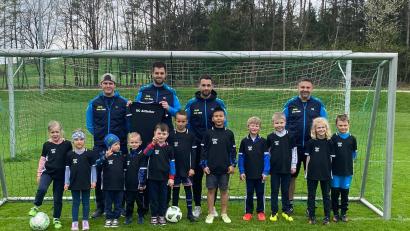 Bild: Matthias Buron/exb
Elf Kinder zwischen 4 und 13 Jahren besuchten das Schnuppertraining des SC Altfalter.