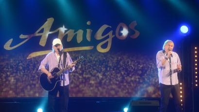 Bild: bey
Die "Amigos", so wie sie ihre Fans kennen und lieben, gastierten in der Nordgauhalle in Nabburg.