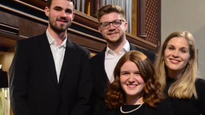 Bild: Kunz
Studenten der Musikhochschule Liszt in Weimar musizierten beim Förderverein für Kirchenmusik St. Josef.