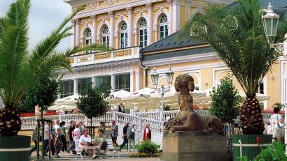 Bild: Wolfgang Thieme/dpa
Franzensbad ist diesmal das Ziel des Sonnenzuges.