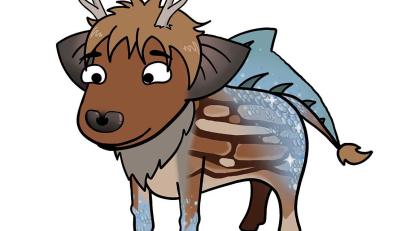 Grafik: Franziska Nagel
Dieses Fantasiewesen soll das Maskottchen für ein Amberg-Sulzbacher Schulbuch werden. Jetzt sind Ideen gesucht: Das Multi-Tier braucht einen Namen.