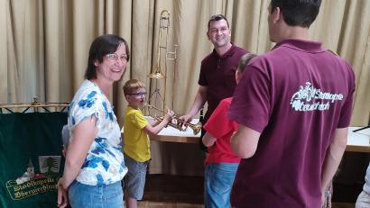 Bild: Hagl/exb
Instrumentenkarussell nennen Stadtkapelle und Kolping-Spielmannszug ihre Veranstaltung zur Nachwuchswerbung.