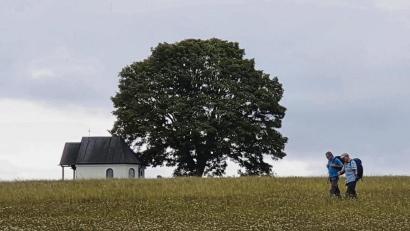 Archivbild: Josef Maier
Die Kapelle auf dem Dreifaltigkeitsberg Muglhof wurde vor 30 Jahren gebaut.