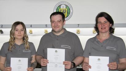 Bild: Michael Gerschau/exb
Die neuen Standaufsichten Denise Pregler, Alexander Nowak und Margit Meier (von links).