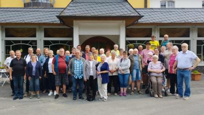 Bild: Wanderfreunde Mitterteich/exb
Eine Gruppe der Wanderfreunde Mitterteich unternahm eine fünftägige Reise an die Mosel.