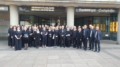 Bild: Gerhard Nößner/exb
Der Amberger Oratorienchor überzeugte bei seinem Auftritt in Leipzig.