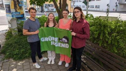 Bild: Grüne Jugend Nordoberpfalz/exb
Der Vorstand der neugegründeten "Grünen Jugend Nordoberpfalz".