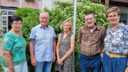 Bild: u
Dem Beirat im BRK-Seniorenwohn- und Pflegeheim gehören an (von links): Hildegard Heil, Vorsitzender Rudi Wild, Schriftführerin Gabriele Krettner, Waldemar Wich und Elfriede Gerstmann.