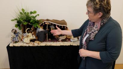 Bild: do
Ohne Worte und doch lebendig: Beate Leis bringt den Menschen biblische Geschichten mit Erzählfiguren näher