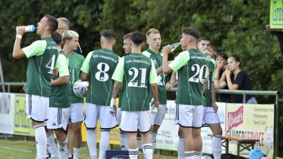 Bild: Hubert Ziegler
Die Spieler der DJK Ammerthal haben momentan nur wenige Verschnaufpausen. Die Partie am Sonntag ist die sechste Einheit in dieser Woche.