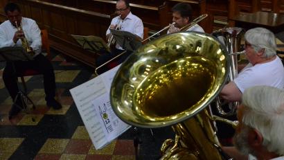 Bild: Kunz
Die Bläsergruppe St. Elisabeth bestreitet den Auftakt der "Punkt 12"- Matineen in der Josefskirche Weiden.