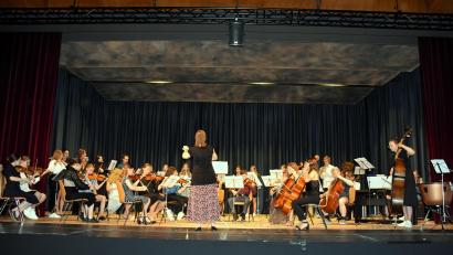 Bild: ubb
Das Schulorchester überzeugte mit mehreren Beiträgen.