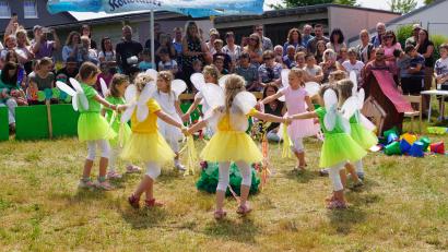Bild: fvo
Beim Kita-Sommerfest ist der Elfentanz in der Wunderwald-Arena einer der vielen Programmpunkte.