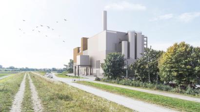 Archivbild: SER Straubing/exb
Die aktuelle Visualisierung der geplanten Klärschlamm-Monoverbrennungsanlage in Straubing. Ob diese Anlage je gebaut wird, steht in den Sternen.