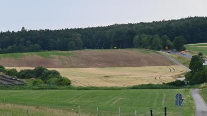 Bild: gf
Auf einer zehn Hektar großen Fläche will die Marktgemeinde Hahnbach das Gewerbegebiet Ost ausweisen.