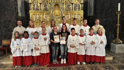 Bild: Andrea Glaubitz/exb
Ministranten in St. Josef